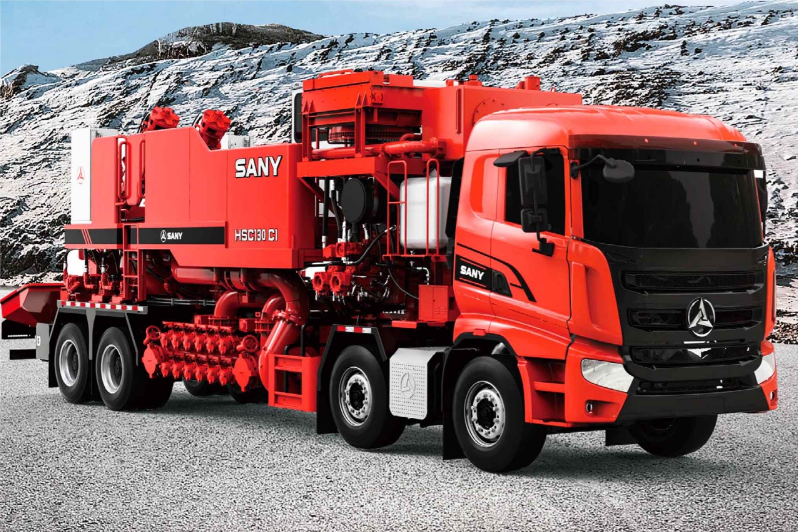 三一 130桶混砂車(chē)